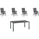 KETTLER Garten-Essgruppe Basic Plus Premium grau