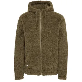 11 Project Fellimitatjacke Herren Grün XXL