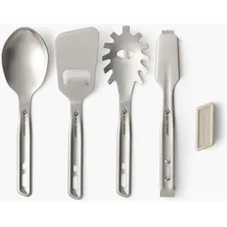 Sea to Summit Detour Stainless Steel Utensil Set stainless steel grey (STG) 4 Piece