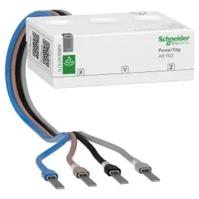 Schneider Electric A9MEM1570 Energiezähler, PowerTag Flex 63A 3P+N, Funk, Position oben und unten, Genauigkeitsklasse 1