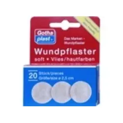 GOTHAPLAST Wundpfl.soft Vlies 2,5 cm 20 St Pflaster