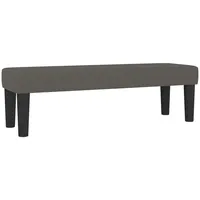 VidaXL Sitzbank Grau 100x30x30 cm Kunstleder
