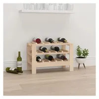 vidaXL Weinregal 61,5 x 30 x 42 cm Braun
