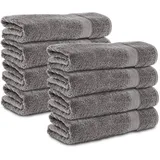 Komfortec Handtuchset 8-tlg. grau