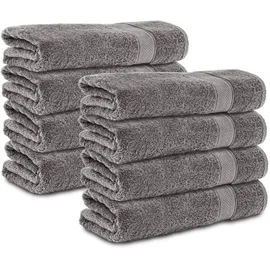 Komfortec Handtuchset 8-tlg. grau
