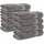 Komfortec Handtuchset 8-tlg. grau