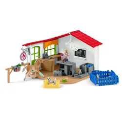 Tierarzt-Praxis mit Haustieren Modell von Schleich siehe Artikel Beschreibung