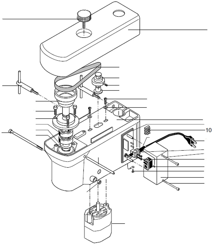 PROXXON 28128-10 Anschlußklemme für Tischbohrmaschine TBM220