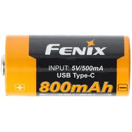 Fenix ARB-L16-800UP geschützer Li-Ion Akku 16340 RC123A, 800mAh, mit USB-C Ladebuchse