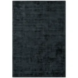 vikosa Noemi anthrazit, B:160cm H:10mm L:230cm, Viskose, Teppiche, Teppich, Dezenter Glanz, Weich, Seidenoptik, Viskose, Wohnzimmer, Schlafzimmer