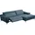 Egoitaliano "Suzette, Designsofa mit hohem Sitzkomfort", mit Recamiere, inkl. 1 elektronischen Relaxfunktion, L-Form blau