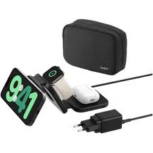Belkin Boost Charge PRO Qi2 3in1 magn.einkl.Reiseladeg.WIZ024vfBK