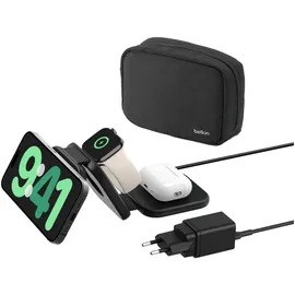 Belkin Boost Charge PRO Qi2 3in1 magn.einkl.Reiseladeg.WIZ024vfBK