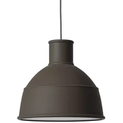 Muuto - Unfold Pendelleuchte, dunkelbraun