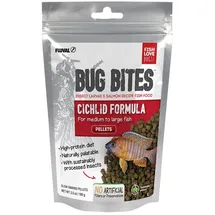 Fluval Bug Bites Fischfutter, mit Insektenlarven, für Cichliden, langsam sinkendes Pellets 5-7mm, 100g