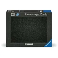 Ravensburger Puzzle 12000054 - Krypt Puzzle Black - Puzzle mit 736 schwarzen Teilen, tolle Herausforderung für Puzzlefans und Knobelfreunde ab 14 Jahren