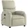 vidaXL Massagesessel Elektrisch Kunstleder 99 x 99 x 99 cm Creme mit Fernbedienung