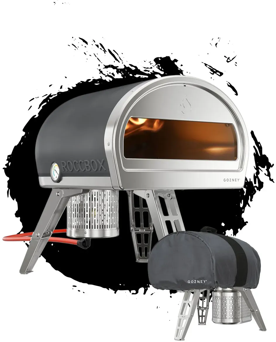 SANTOS SPECIAL | Gozney Pizzaofen Roccbox Grau inkl. Abdeckhaube