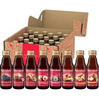 Rabenhorst Probierpaket Mini, 8 Sorten à 3 Flaschen 24x125 ml Saft