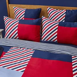 KARACA Morris Navy Blue Multi 200 x 200 cm + 2 x 80 x 80 cm