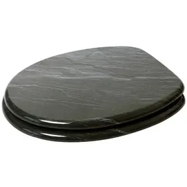 Sanilo WC-Sitz Granit Schwarz