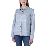 CARHARTT Midweight Flannel Shirt Women's Neptune, S