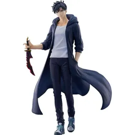 Good Smile Company Solo Leveling Pop Up Parade Figur 24 cm - Schwarz/Blau/Weiß