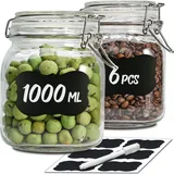 Praknu Einmachglas 1 l 6 St.