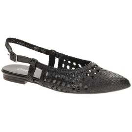 Gabor Sling Pumps schwarz Flecht-Optik 81.631.27 für Damen, schwarz, Größe 37 EU 4 UK