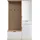 Bega Consult MONACO Garderobenkombination 122 x 35 x 195 cm Braun/Weiß