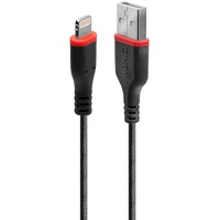 Lindy 0.5m robustes USB Typ A an Lightning Kabel schwarz (31290)