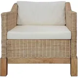Maison Exclusive - Sessel Mit Auflagen Natur Rattan