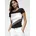 Colourblocking-Optik Grau/Schwarz 48/50