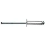 SWG Flachrundniete Ø 5 mm x 16 mm Aluminium 500 Stück