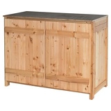 Gartenschrank/Outdoorküche Sideboard 2 Türen Typ 543 120 x 58 x 92 cm Douglasie