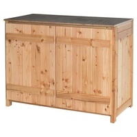 Gartenschrank/Outdoorküche Sideboard 2 Türen Typ 543 120 x 58 x 92 cm Douglasie