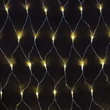 Lex Lichternetz LED 3 x 3 m Transparent Warmweiß