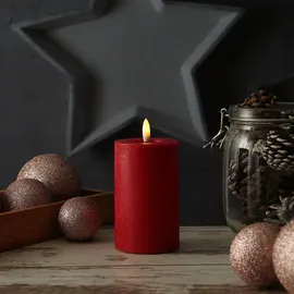 adilina LED Kerze LINA 11 cm rot