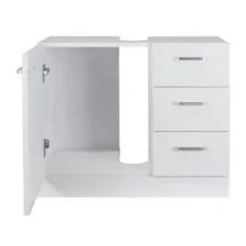 stabilo-sanitär Waschbeckenunterschrank 'Knut' polarweiß matt mit 3 Schubladen, Waschtischunterschrank 63x30x54cm