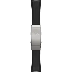 Mido - Kautschuk Kautschukarmband Ocean Star M603015125 - schwarz