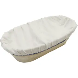 Schneider - Gärtücher für rechteckige Gärkörbe 14x42 cm, Material: 95 % Baumwolle, 5 % Elastomer