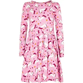 happy girls Sommerkleid HAPPY GIRLS "dress", Mädchen, Gr. 134, EURO-Größen, orchid, Stoff, 100% Baumwolle, normal, Kleider Sommerkleid