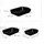 Relaxdays Auflaufform Set 33 x 20 x 6 cm Schwarz