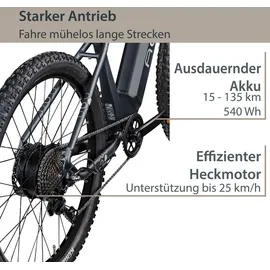 Agon Alpha 27,5 Zoll RH 54 cm Damen schwarz