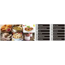 Sharp Mikrowelle 3in1 AirFryer RCA271TB