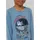 s.Oliver Longsleeve aus Baumwolle mit Print und Wendepailletten - blau - 104/110