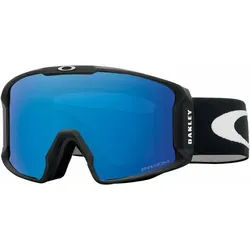 OAKLEY Skibrille / Snowboardbrille "Line Miner, Matte Black w/Prizm Sapphire, ONE SIZE