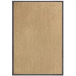 karathomeliving Sisal-Teppich Tiger-Eye   Mit Bordüre   Natur