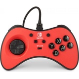 PowerA Nintendo Switch Fusion Wired FightPad (Nintendo), Gaming Controller, Rot