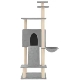vidaXL Kratzbaum 153 cm hellgrau